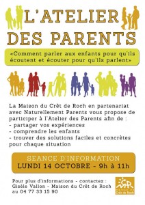 Activité L'Atelier des parents